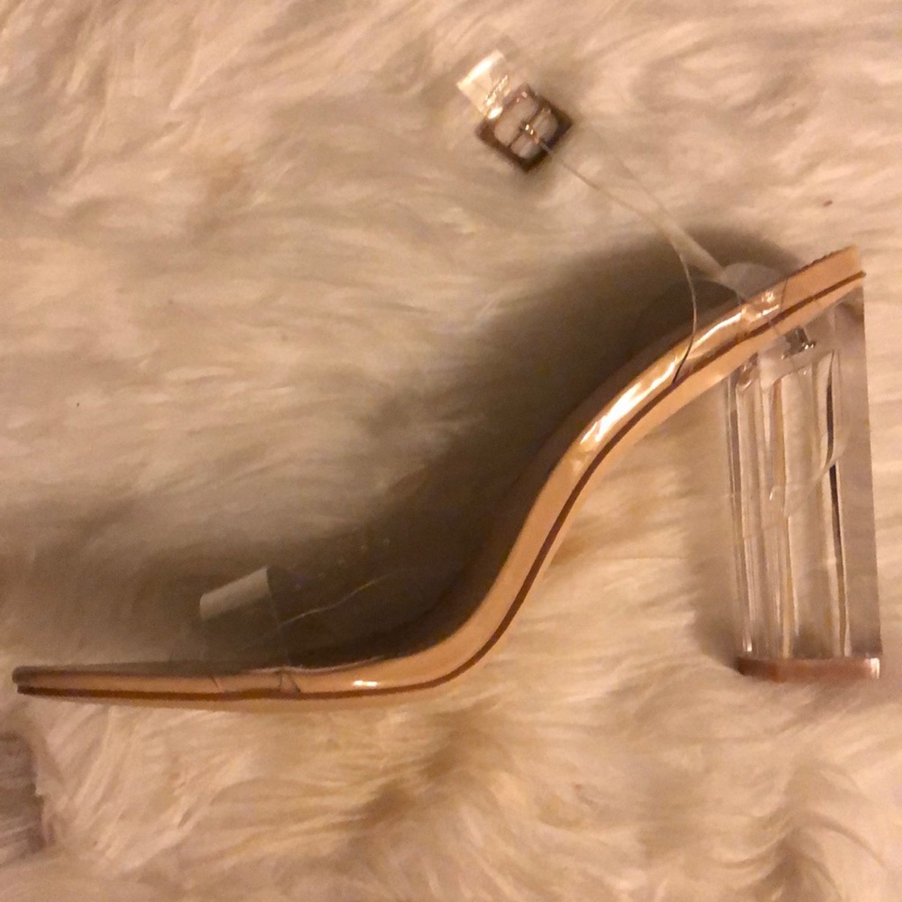 transparent chunky Heels - Picture 2 of 4